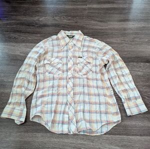 Vintage Lee Men's Button-Up Shirt